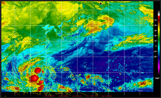 Tropical Storm  Developed Nearby Miri